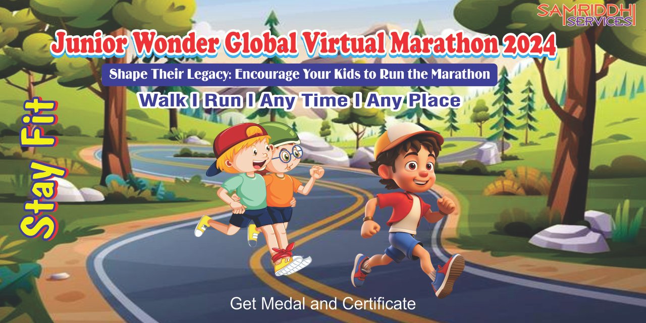 Junior Wonder Virtual Marathon For Kids